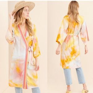 Anthropologie BI-nk London Rovita Tie-Dye
Duster One Size